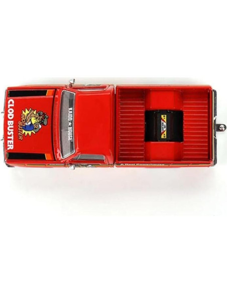 Coche Diecast Mini GT 1:64 Silverado CLOD BUSTER Naranja