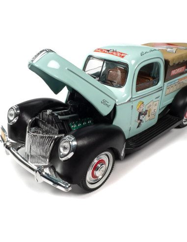 Caminón Ford 1940 Monopoly 1:18 Maquinaria de Pantalla