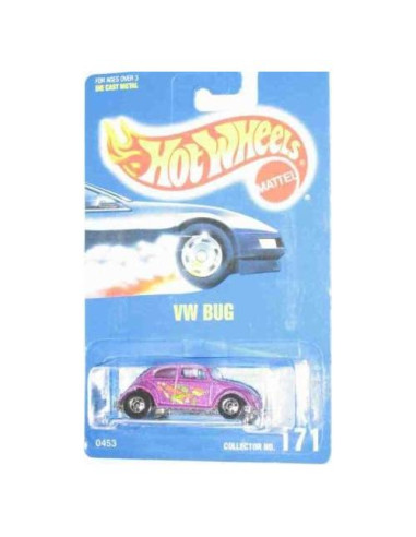 Coche Coleccionable VW Bug Hot Wheels 1:64 Púrpura Oscuro