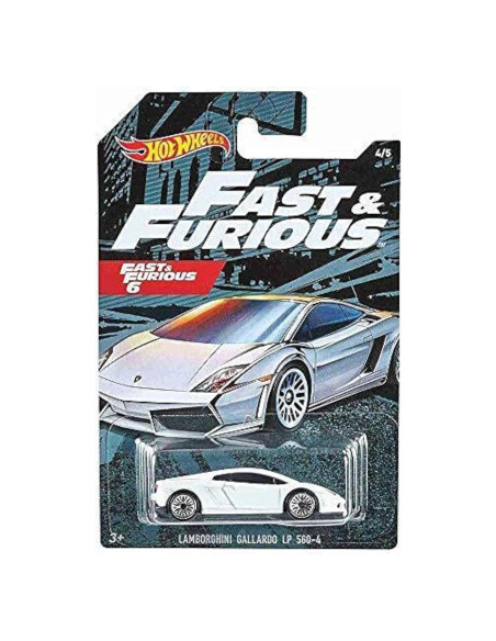 Vehículo Die Cast Lamborghini Gallardo Mattel Rápido y Furioso Vehículo Die Cast Lamborghini Gallardo Mattel Rápido y Furioso