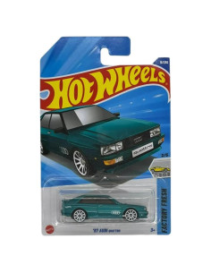 Hot Wheels Audi Quattro 1987 Teal 1:64 Coleccionable