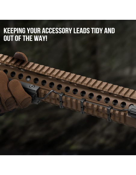 Paquete de 20 Clips de Gestión de Cables Guardtier CGM908