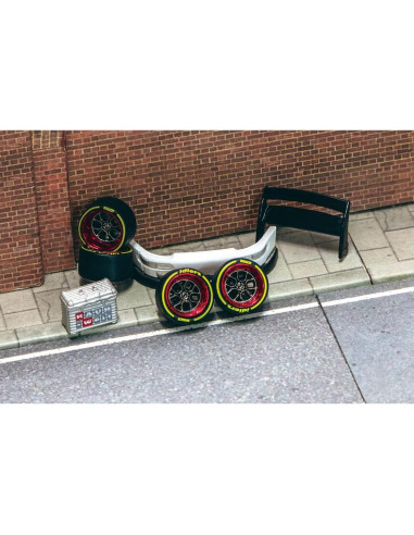 Ruedas AL13 DC 003 Tarmac Works Rojas y Negras 1/64