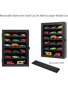 Estuche de exhibición de coches 1/64 PKHROR negro 2