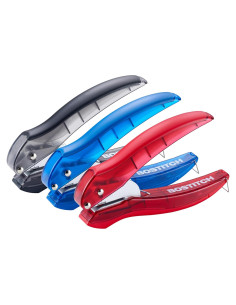 Perforadora Bostitch EZ Squeeze 1 Agujero - Paquete de 3, 10 Hojas