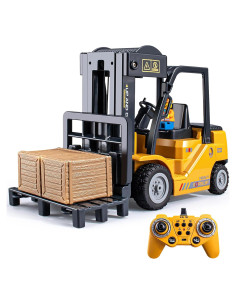 Carretilla Elevadora RC Lingqutoy 1/24 con Sonido y Luces