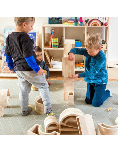 Conjunto de Bloques de Madera Twood 29 Piezas para Niños