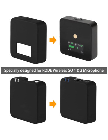 Funda Protectora de Silicona Frgyee para Micrófono RODE Wireless GO