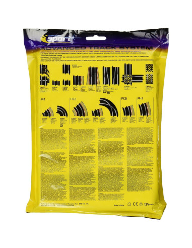 Bordes Negros Radio Interno Scalextric C8285 180 Grados