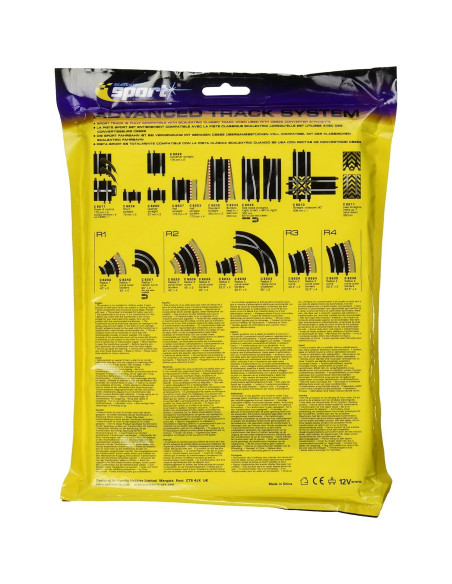 Bordes Negros Radio Interno Scalextric C8285 180 Grados