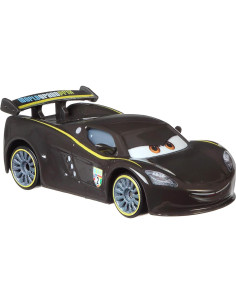 Vehículo Die-cast Disney Cars 3 Mattel 1:55 Lewis Hamilton 2