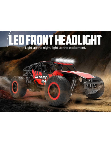 Coche RC Racent 1:16 Todo Terreno 20 km/h con 2 Baterías Coche RC Racent 1:16 Todo Terreno 20 km/h con 2 Baterías