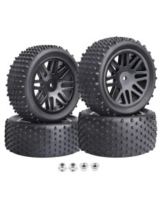 Paquete de 4 Neumáticos HobbyPark 1/10 Buggy Todo Terreno