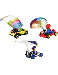 Set de 3 coches Hot Wheels Super Mario a escala 1:64 2