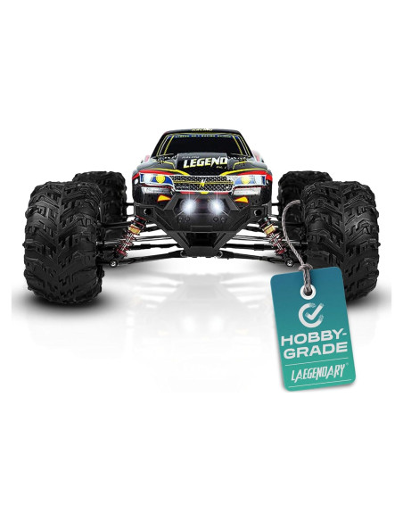 Coche RC LAEGENDARY 1:10 Todo Terreno 4x4 Rojo Negro