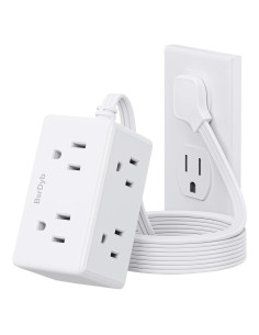 Regleta de Alimentación BsrDyb 6 Tomas 1.83m Enchufe Plano