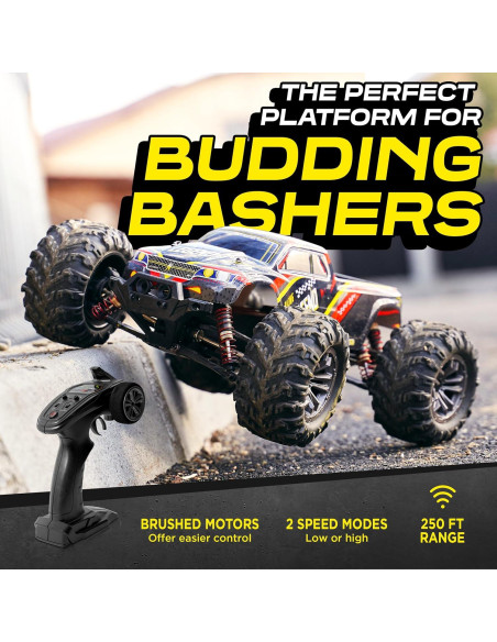 Coche RC LAEGENDARY 1:10 Todo Terreno 4x4 Rojo Negro