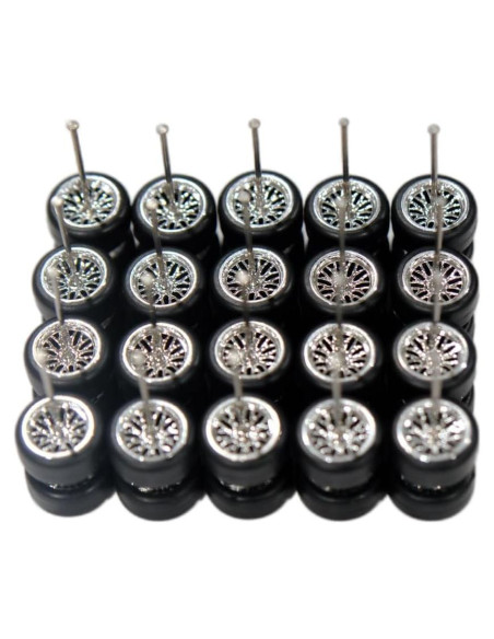 Juego de Ruedas Real Riders 1:64 10 Juegos para Coches