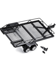 Remolque RC JGGZONE 1/18 Metal 4 Neumáticos Antideslizantes 2