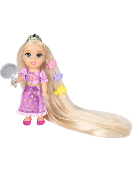 Muñeca Rapunzel Disney Princess con 2 atuendos y accesorios