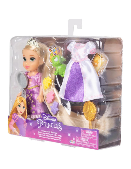 Muñeca Rapunzel Disney Princess con 2 atuendos y accesorios