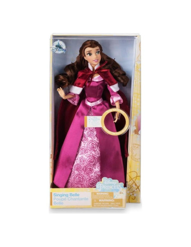 Muñeca Cantante Bella Disney con Capa Invierno y Vestido