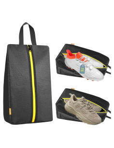 Bolsas para zapatos a prueba de olores SelfTek - Negro