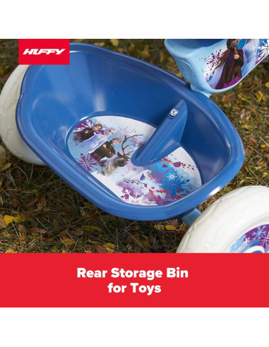 Triciclo Huffy Frozen 2 para Niñas 3+ con Almacenamiento