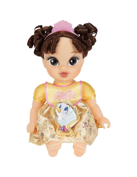 Muñeca Bebé Disney Princess Belle Deluxe con Transportador
