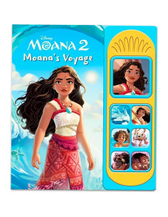 Libro de Sonido Moana Disney con Stickers y Actividades 2