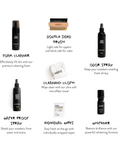 Kit de limpieza de zapatillas 7 en 1 Premium - Cuidado total 2