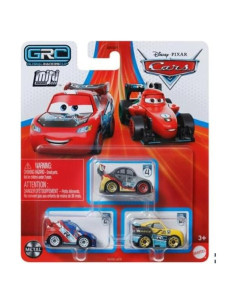 Set de 3 Mini Coches Disney Cars - Mattel Grc Racers 3