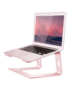 Soporte para Laptop Orionstar de Aluminio Ergonómico Rosa 10-15.6"