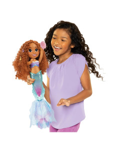 Muñeca Ariel La Sirenita Jakks 30cm con Música y Luz