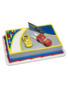 Cake Topper DecoPac Cars 3 con Lightning McQueen y Cruz