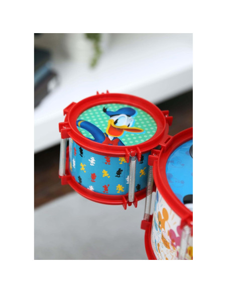 Conjunto de Tambores Mickey Mouse 3 Tambores y Platillo