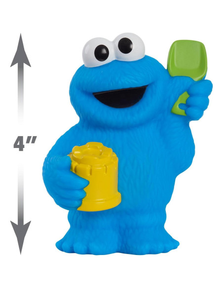 Conjunto de 3 Juguetes de Agua Plaza Sésamo Elmo Abby Cookie Conjunto de 3 Juguetes de Agua Plaza Sésamo Elmo Abby Cookie