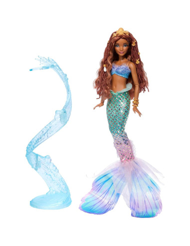 Muñeca Sirena Deluxe Ariel Mattel 38.74 cm con Joyas