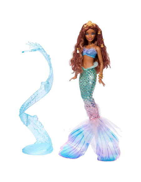 Muñeca Sirena Deluxe Ariel Mattel 38.74 cm con Joyas