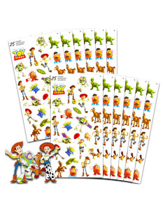 Stickers de Toy Story 12 Hojas para Fiestas de Cumpleaños