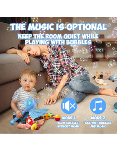 Máquina de Burbujas Automática Dasini para Niños 3-8 Años 2