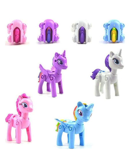 Huevos Jumbo de Deformación Pinkiwine 8 Pack Unicornio y Dinosaurio