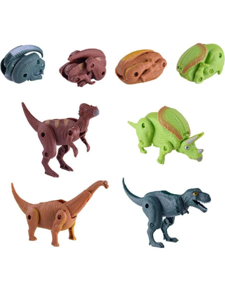 Huevos Jumbo de Deformación Pinkiwine 8 Pack Unicornio y Dinosaurio