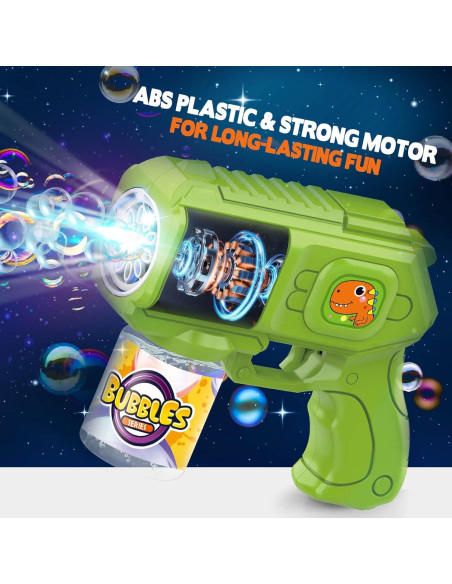 Pistolas de Burbujas Beria - Paquete de 3, 5000 burbujas/min