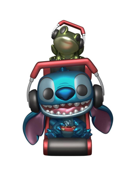 Funko Pop Plus: Lilo y Stitch - Gamer Stitch Metálico - 13.72 cm