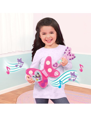 Guitarra Rockera Minnie Mouse Just Play 3 Modos 2 Canciones