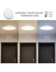 Luz de Techo LED S NMT 15W con Sensor de Movimiento 1500LM 2