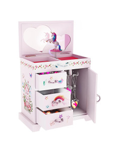 Caja de Joyería Musical Unicornio Pretty Me 1.35 kg 3 Cajones