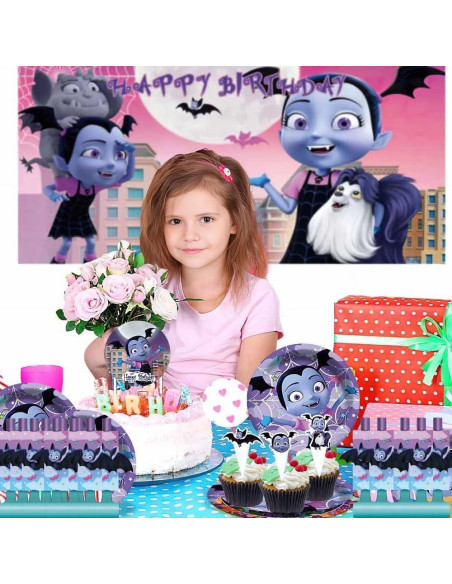Silbatos de Fiesta Disney Vampirina | 8 Pcs | 27.94 cm
