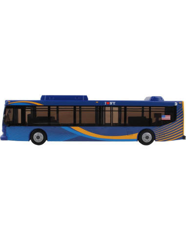 Autobús Daron MTA 27,94 cm Fricción Azul Licencia Oficial